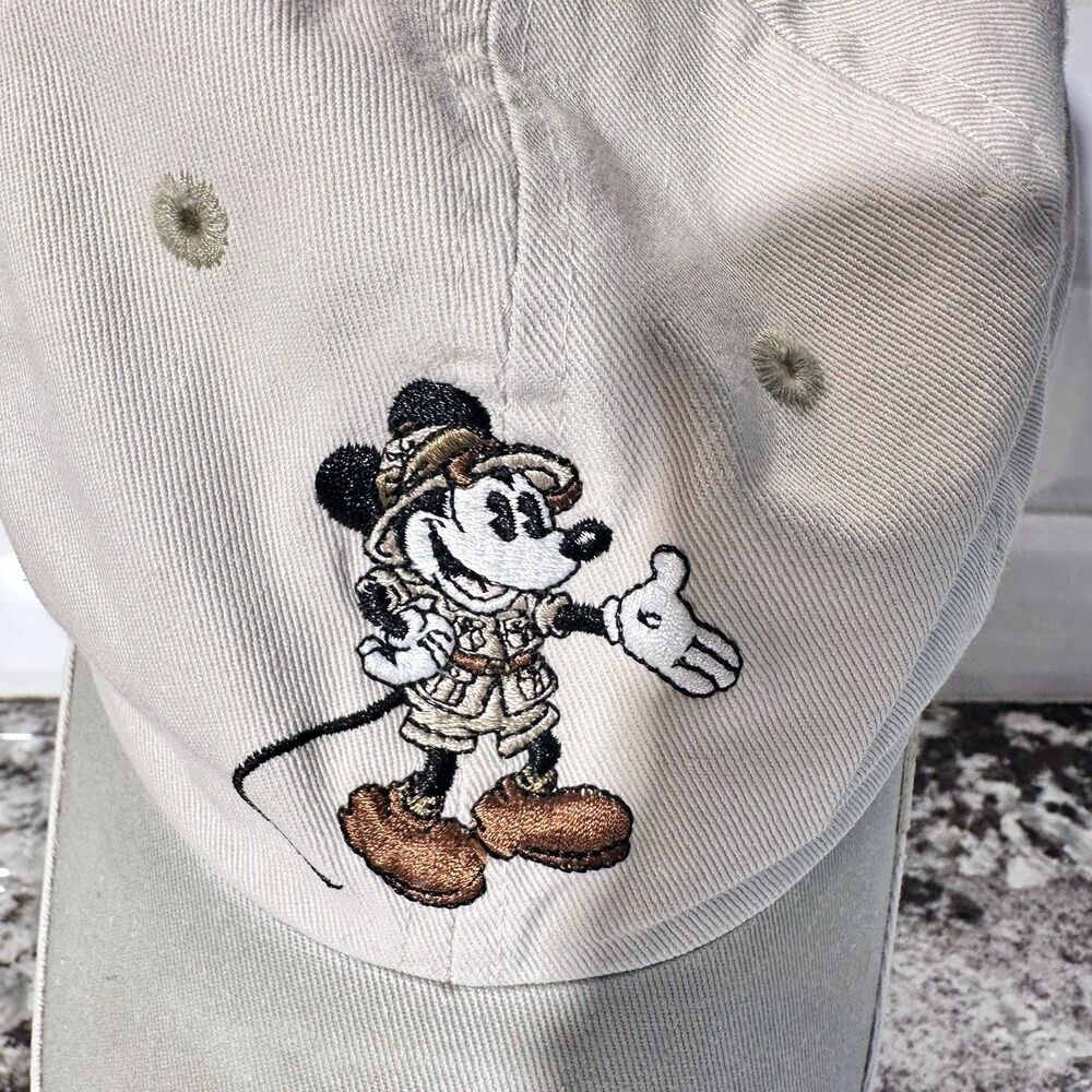 Disney Parks embroidered "Safari Mickey Mouse" baseball cap. NWOT